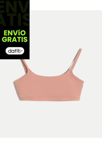 Top Básico Microfibra Ajuste Suave  Para Mujer Rosado Atmos Atmos