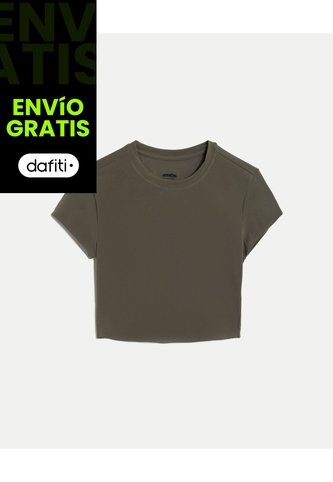 Camiseta Training Aerius Bonding Para Mujer  Deportiva  Color Verde Marca Atmos Atmos