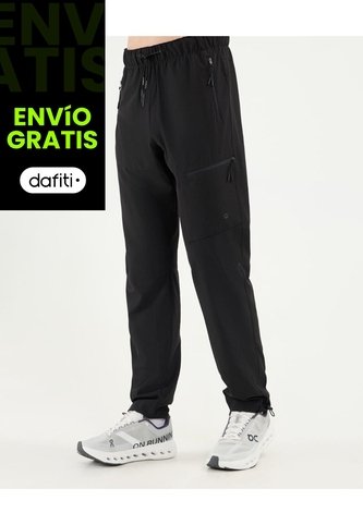 Pantalón Outdoor Básico  Para Hombre Negro Atmos Atmos
