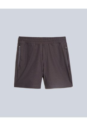 Bermuda Para Hombre Deportiva Largo Color Gris Oscuro Marca Atmos #32100103