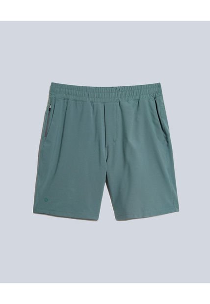 Bermuda Para Hombre Deportiva Largo Color Verde Pastel Marca Atmos #32100078