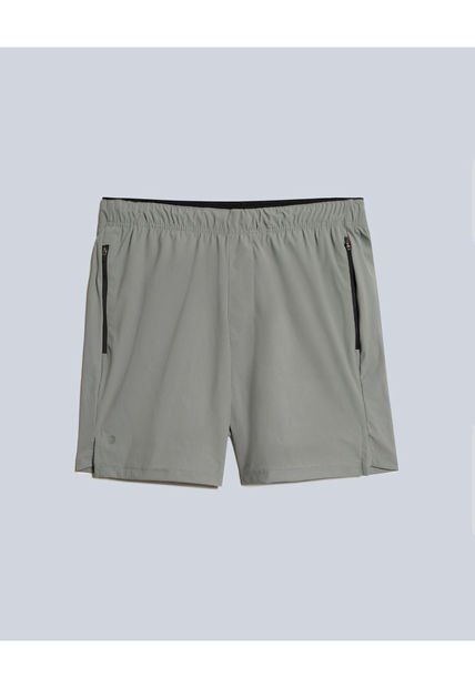 Bermuda Para Hombre Deportiva Largo Color Gris  Marca Atmos #32100094
