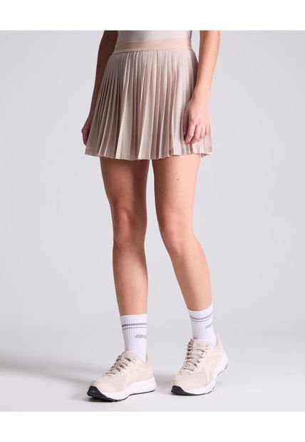 Falda Para Mujer Corto Color Beige Marca Atmos #31140010