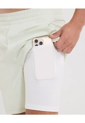 Bermuda Para Hombre Deportiva Largo Color Verde Marca Atmos #32100113