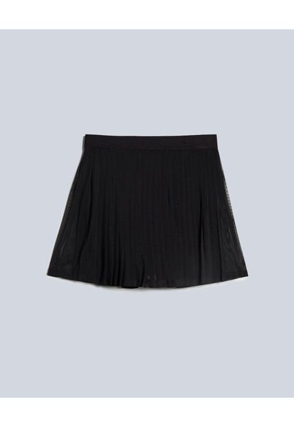 Falda Para Mujer Corto Color Negro Marca Atmos #31140011