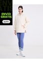 Chaqueta Acolchada Hoodie Funcional Para Mujer  Deportiva  Color Beige Marca Atmos de Atmos