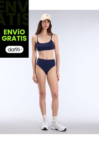 Top Deportivo Tirantes Delgados  Para Mujer Azul Atmos Atmos