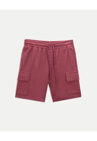 Bermuda Para Hombre Cargo Color Vino Marca Atmos #32100123 Atmos