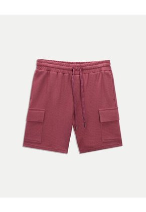 Bermuda Para Hombre Cargo Color Vino Marca Atmos #32100123