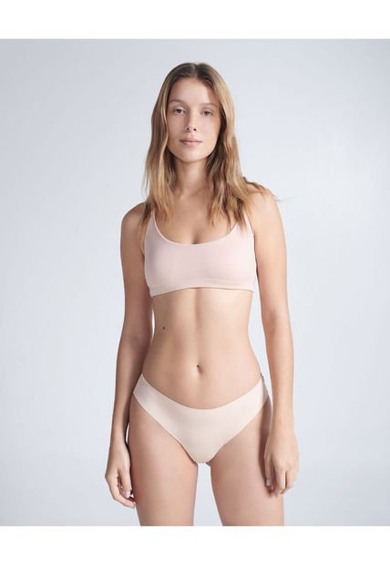 Panty Para Mujer Tanga Color Beige Marca Atmos #31800042