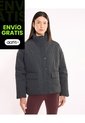 Chaqueta Acolchada Cuello Alto Funcional Para Mujer  Deportiva  Color Negro Marca Atmos de Atmos