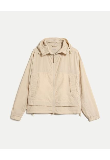 Chaqueta Para Mujer Deportiva Color Beige Marca Atmos #31080064