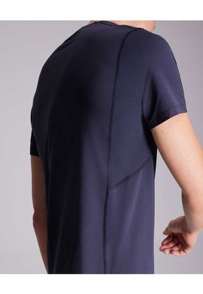 Camiseta Para Hombre Manga Corta Color Azul Oscuro Marca Atmos #32090141