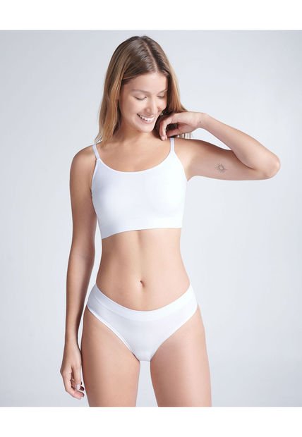 Panty Para Mujer Hipster Color Blanco Marca Atmos #31800031