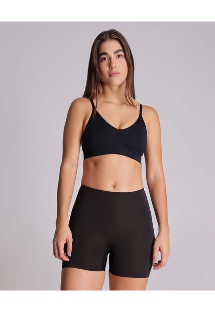 Boxer Para Mujer  Color Negro Marca Atmos #31800052
