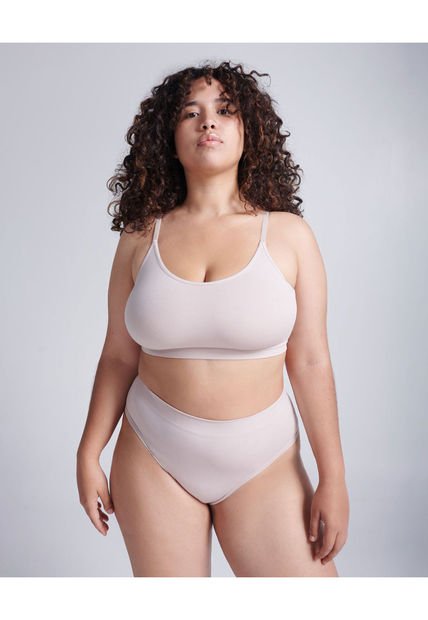 Panty Para Mujer Hipster Color Beige Marca Atmos #31800032