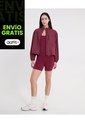 Enterizo Manga Sisa Corto  Para Mujer Vino Atmos de Atmos