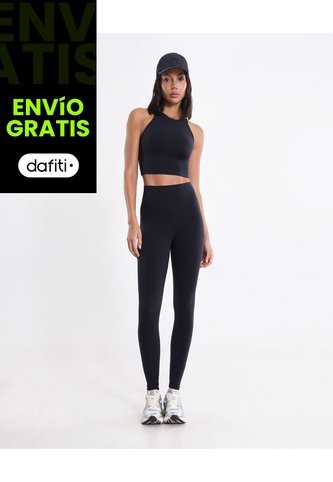 Camiseta Tank Top Con Espalda Fruncida Para Mujer  Deportiva  Color Negro Marca Atmos Atmos