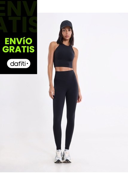 Camiseta Tank Top Con Espalda Fruncida Para Mujer  Deportiva  Color Negro Marca Atmos