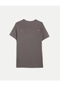 Camiseta Deportiva Texturizada  Para Hombre Gris Atmos de Atmos