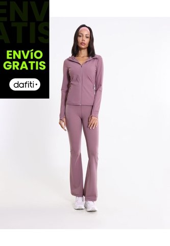 Chaqueta Deportiva Hoodie Básica Para Mujer  Deportiva  Color Morado Marca Atmos Atmos