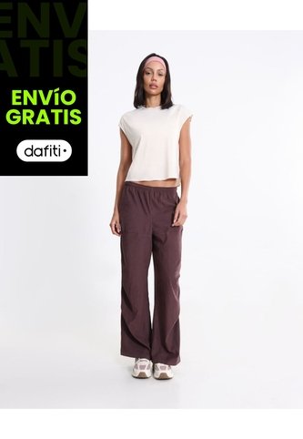 Camiseta Manga Corta Ranglan Para Mujer  Deportiva  Color Beige Marca Atmos Atmos