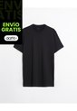 Camiseta Training Comfort Manga Corta  Para Hombre Negro Atmos de Atmos