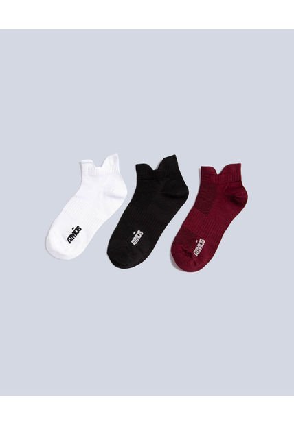 Medias Para Mujer Invisible Color Vino Marca Atmos #31980011