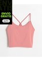 Camiseta Tank Con Top Interno Aerius Skin Para Mujer  Deportiva  Color Rosa Marca Atmos de Atmos