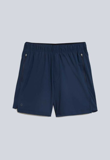 Bermuda Para Hombre Deportiva Largo Color Azul Oscuro Marca Atmos #32100072