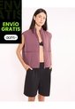 Chaleco Puffer  Para Mujer Morado Atmos de Atmos