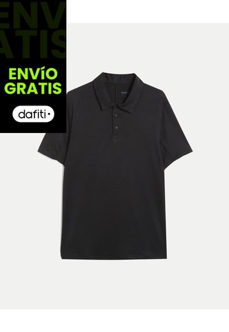 Polo Manga Corta Básica Training Oneal  Para Hombre Negro Atmos Atmos