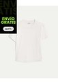 Camiseta Manga Corta Boxy Para Mujer  Deportiva  Color Blanco Marca Atmos de Atmos