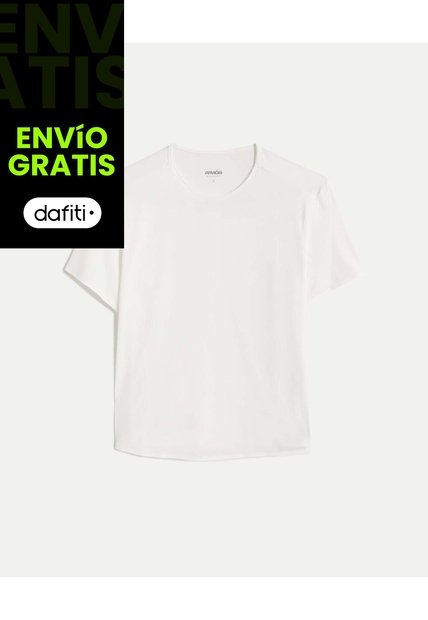 Camiseta Manga Corta Boxy Para Mujer  Deportiva  Color Blanco Marca Atmos