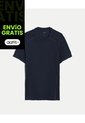 Camiseta Deportiva Manga Corta Regular Fit  Para Hombre Azul Atmos de Atmos