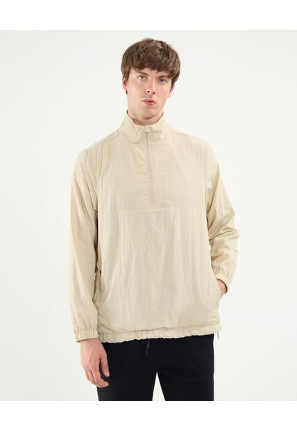 Chaqueta Para Hombre Deportiva Color Beige Marca Atmos #32080026