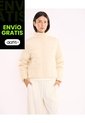 Chaqueta Acolchada Cuello Alto Para Mujer  Deportiva  Color Beige Marca Atmos de Atmos