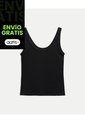 Camiseta Sin Mangas Ligera Plush Para Mujer  Deportiva  Color Negro Marca Atmos de Atmos
