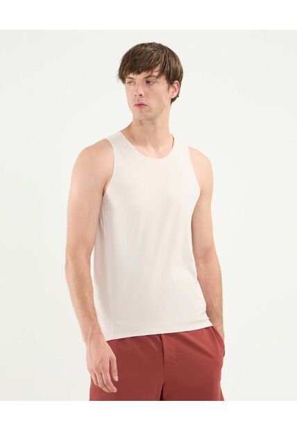 Camiseta Para Hombre Manga Sisa Cuello Redondo Color Beige Marca Atmos #32090193