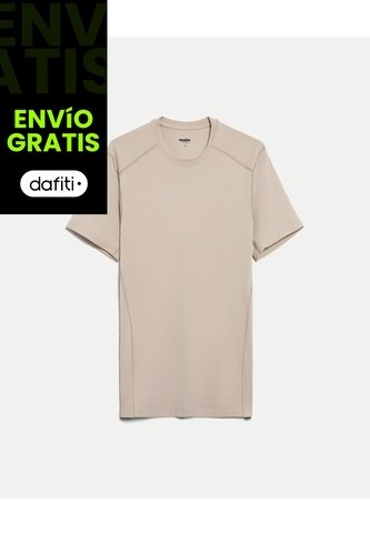 Camiseta Deportiva Manga Corta Regular Fit  Para Hombre Mocca Atmos Atmos
