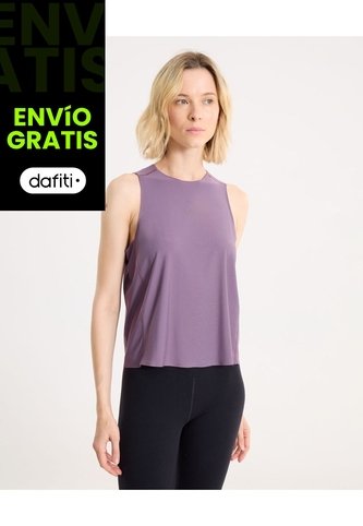 Camiseta Deportiva Manga Sisa Para Mujer  Deportiva  Color Morado Marca Atmos Atmos