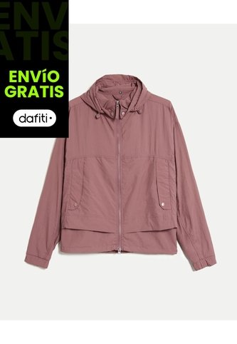 Chaqueta Deportiva Rompevientos Para Mujer  Deportiva  Color Rosa Marca Atmos Atmos