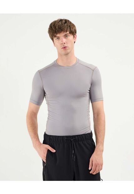 Camiseta Para Hombre Manga Corta Cuello Redondo Color Gris Marca Atmos #32090195