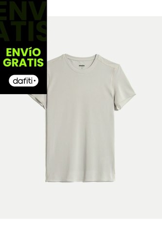 Camiseta Manga Corta Básica Training Para Mujer  Deportiva  Color Verde Marca Atmos Atmos