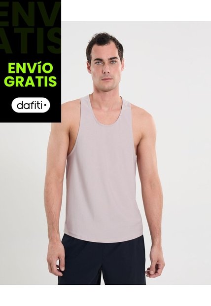 Camiseta Training Microvent  Para Hombre Gris Atmos