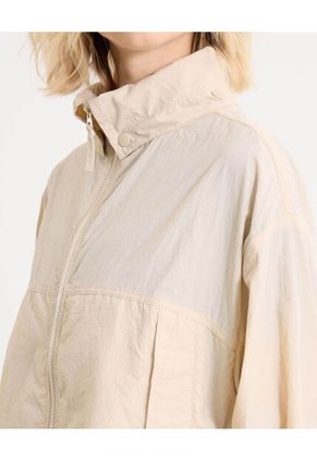 Chaqueta Deportiva Rompevientos Para Mujer  Deportiva  Color Beige Marca Atmos