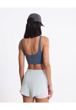 Top Deportivo De Tiras Anchas  Para Mujer Gris Atmos