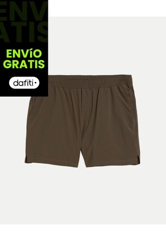 Bermuda Training 5 Pulgadas Con Brief  Para Hombre Verde Atmos Atmos
