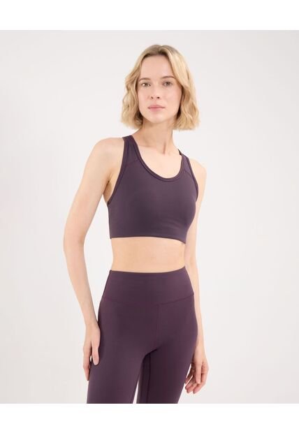 Top Para Mujer  Color Morado Marca Atmos #31220100