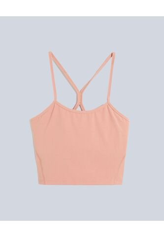 Camiseta Para Mujer Crop Top Manga Sisa Color Rosa Marca Atmos #31090169 Atmos